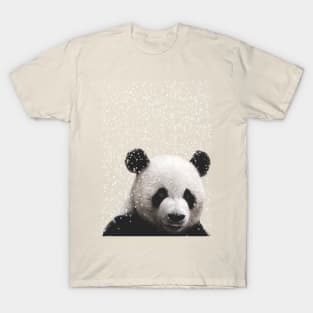 Cuteness Overload Panda Snow T-Shirt